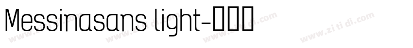 Messinasans light字体转换